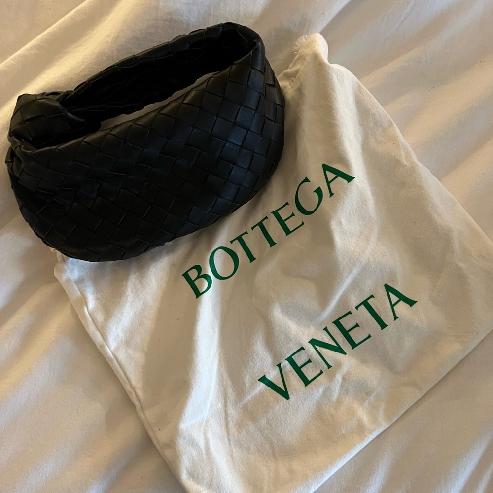 Bottega Veneta mini Jodie black Woven bag